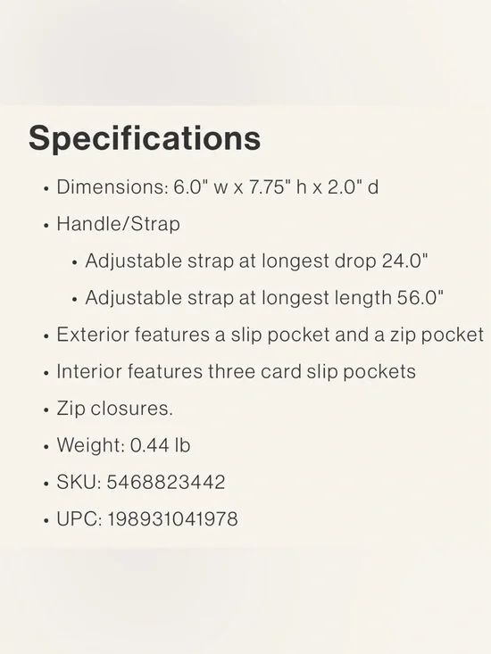 Vera Bradley Disney Sullivan Crossbody- Surfboard Stitch - Picture 8 of 8